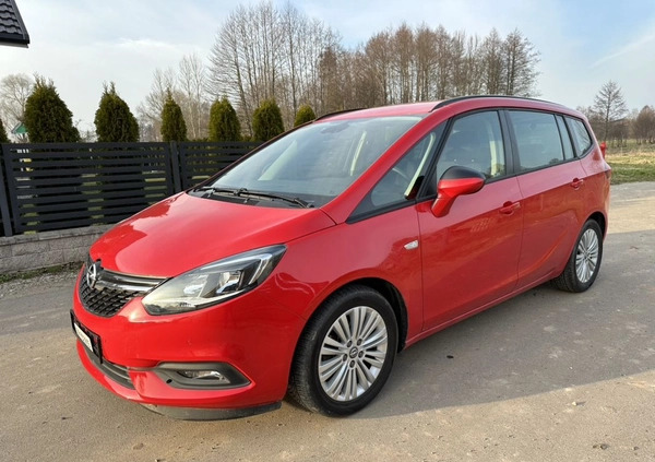 Opel Zafira cena 53800 przebieg: 66400, rok produkcji 2017 z Siedlce małe 704